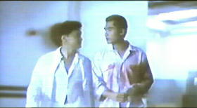 Sunny Chan and Alex Fong after a day at work