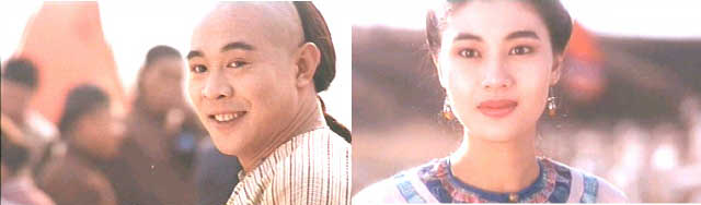 Jet Li and Michelle Reis