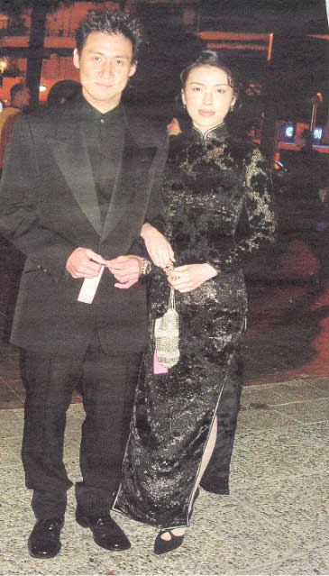 Jacky and his wife - actress May Lo